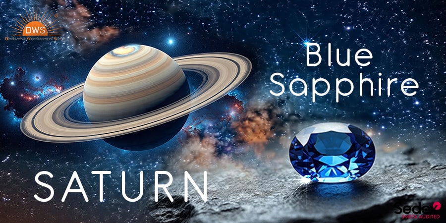 Planet Saturn’s Gemstone: Blue Sapphire